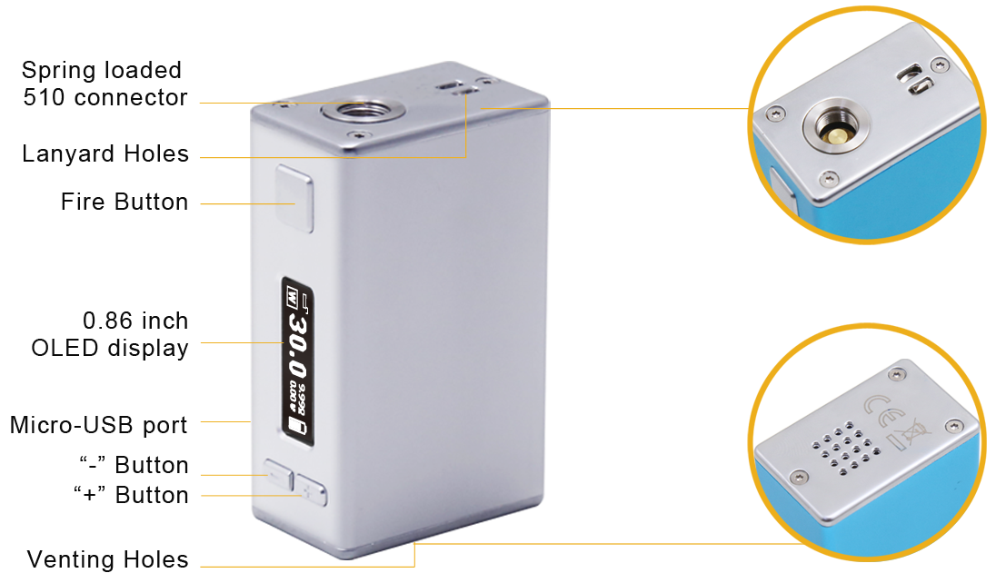 Aspire X30 Rover Kit mit Nautilus X - 2,0 ml & 2000mAh