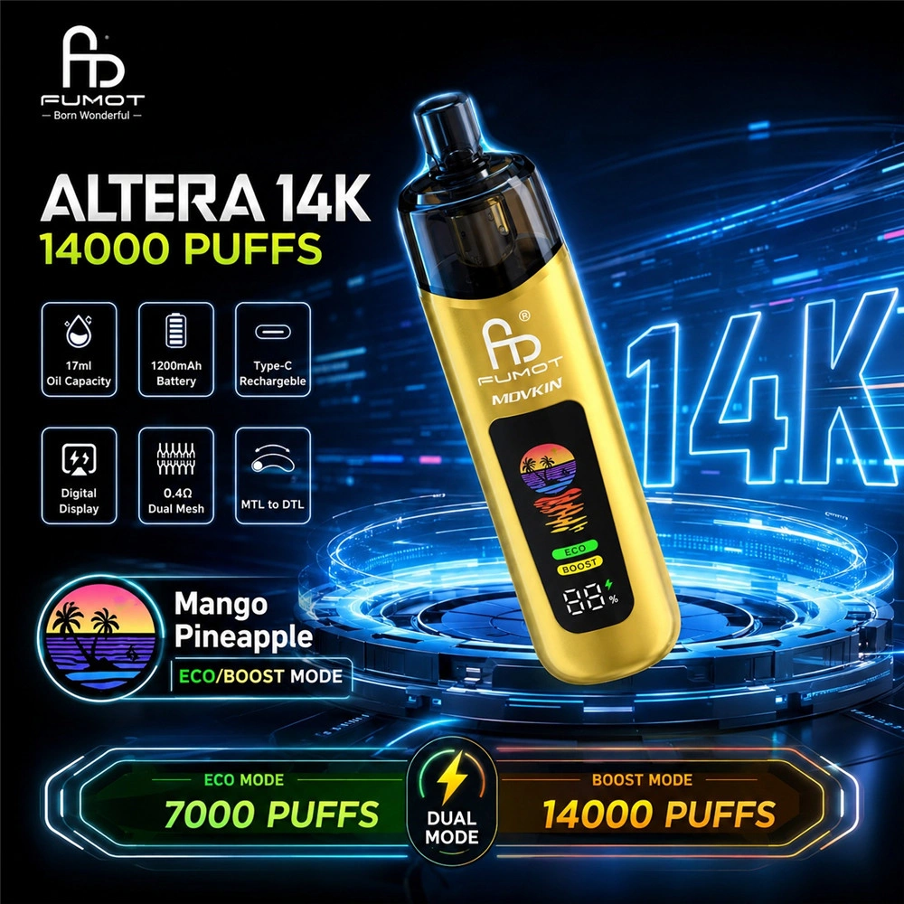 Fumot Altera 14K 14000 Puffs DTL Einweg Kit - 💥 Nehme 5 Zahle NUR 4! + Ab einem Einkauf von 100€ 2 Mystery Gratis💥