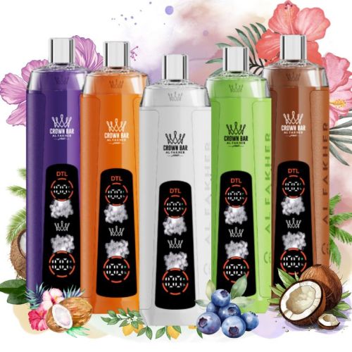 AL Fakher Crown Bar 8000 Crystal Dual Mode Einweg Kit - 💥 Nehme 5 Zahle NUR 4! + Ab einem Einkauf von 100€ 2 Mystery Gratis💥