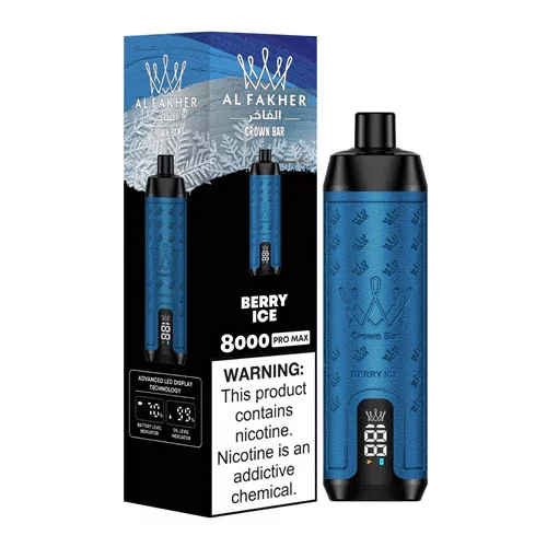 AL Fakher Crown Bar Pro 8000 Puffs Wiederaufladbares Einweg Kit - 💥 Nehme 5 Zahle NUR 4! + Ab einem Einkauf von 100€ 2 Mystery Gratis💥