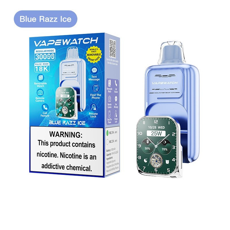 JNR VapeWatch Removable Screen 30K Einweg Kit (30000 Puffs) - 💥 BLACK Friday WEEK - Nehme 4 Zahle NUR 3! + Ab einem Einkauf von 100€ 1 Mystery Vapes Gratis + Ab einem Einkauf von 150€ 2 Mystery Vapes Gratis 💥