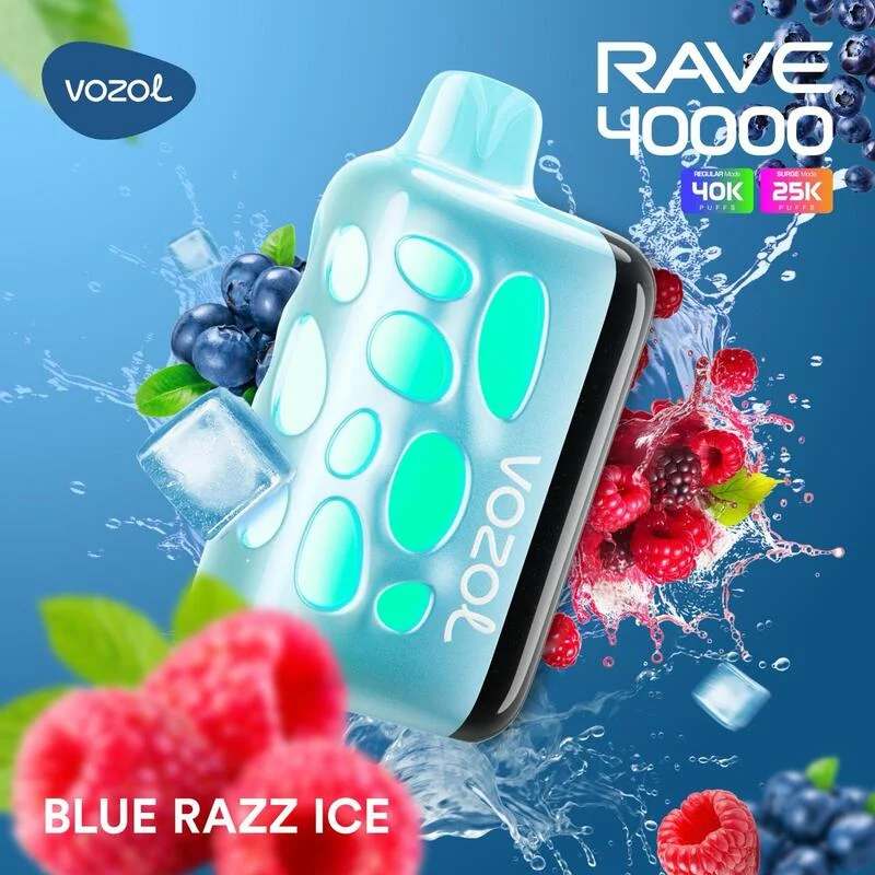 Vozol Rave 40000 40K Puffs Wiederaufladbares Einweg Kit - 💥 Nehme 5 Zahle NUR 4! + Ab einem Einkauf von 100€ 2 Mystery Gratis💥