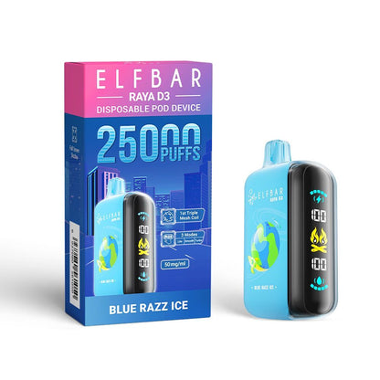 ELF BAR Raya D3 25000 Puffs Einweg Kit - 💥 Nehme 5 Zahle NUR 4! + Ab einem Einkauf von 100€ 2 Mystery Gratis💥