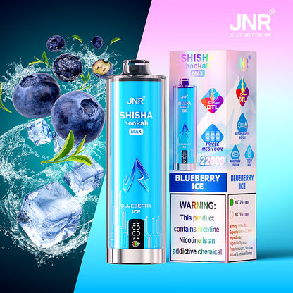 JNR Shisha Hookah Max 22000 22K Puffs DTL Einweg Kit