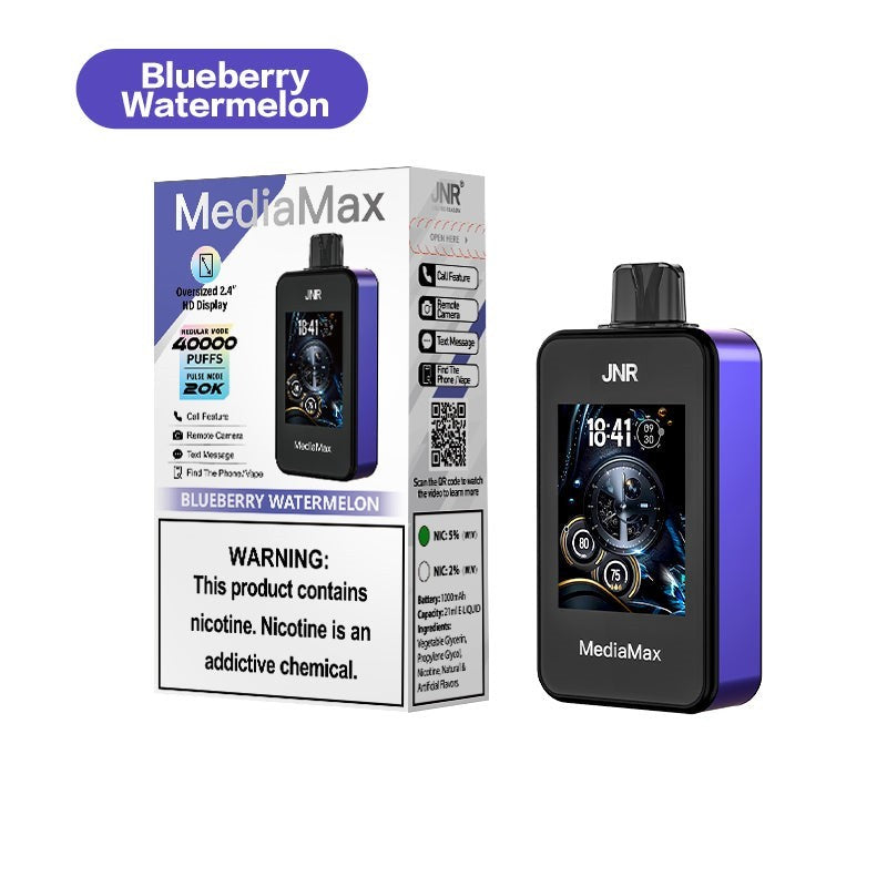 JNR MediaMax 40000 Wiederaufladbares Einweg Kit 21ml - 💥 Nehme 5 Zahle NUR 4! + Ab einem Einkauf von 100€ 2 Mystery Gratis💥