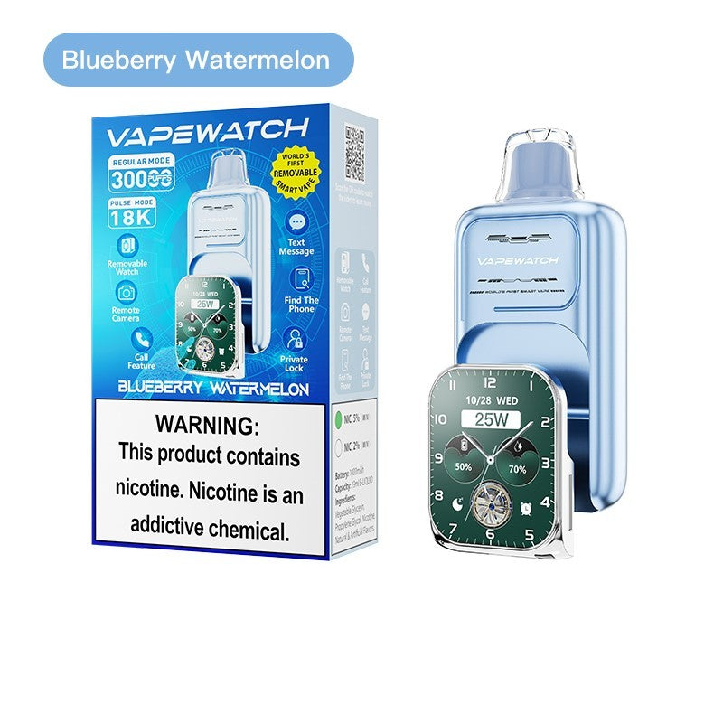 JNR VapeWatch Removable Screen 30K Einweg Kit (30000 Puffs) - 💥 BLACK Friday WEEK - Nehme 4 Zahle NUR 3! + Ab einem Einkauf von 100€ 1 Mystery Vapes Gratis + Ab einem Einkauf von 150€ 2 Mystery Vapes Gratis 💥
