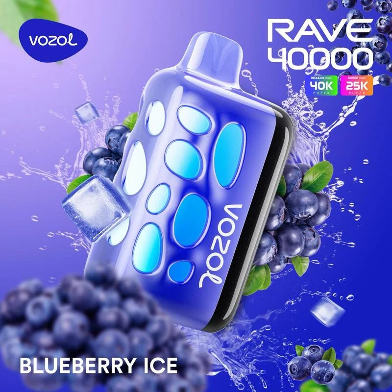 Vozol Rave 40000 40K Puffs Wiederaufladbares Einweg Kit - 💥 Nehme 5 Zahle NUR 4! + Ab einem Einkauf von 100€ 2 Mystery Gratis💥