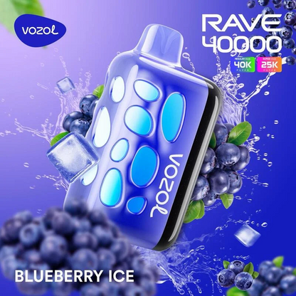 Vozol Rave 40000 40K Puffs Wiederaufladbares Einweg Kit - 💥 Nehme 5 Zahle NUR 4! + Ab einem Einkauf von 100€ 2 Mystery Gratis💥