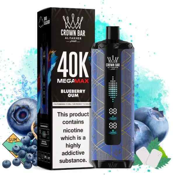 AL Fakher Crown Bar Mega Max 40K 40000 Puffs Einweg Kit - 💥 Nehme 5 Zahle NUR 4! + Ab einem Einkauf von 100€ 2 Mystery Gratis💥