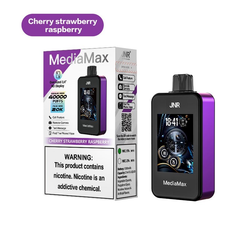 JNR MediaMax 40000 Wiederaufladbares Einweg Kit 21ml - 💥 Nehme 5 Zahle NUR 4! + Ab einem Einkauf von 100€ 2 Mystery Gratis💥