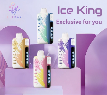 ELF Bar Ice King 30K Wiederaufladbares Einweg Kit (30000 Puffs) - 💥 Nehme 5 Zahle NUR 4! + Ab einem Einkauf von 100€ 2 Mystery Gratis💥