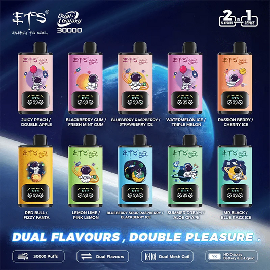 ETS Galaxy 30000 30K Puffs Einweg Kit (Double Flavors)