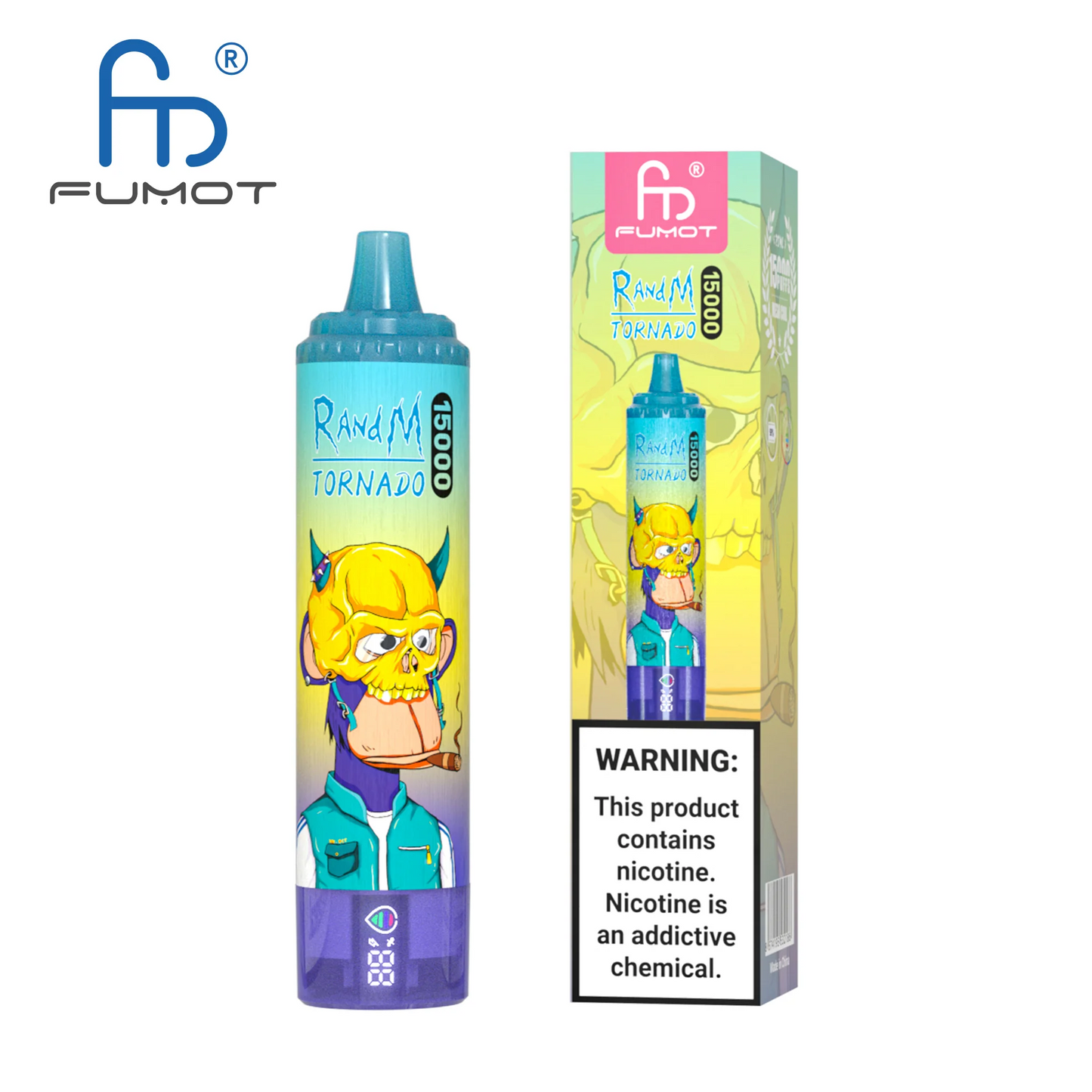 [Clearance Sale] Fumot Randm Tornado 15000 Puffs Wiederaufladbares Einweg Kit - 💥 Nehme 5 Zahle NUR 4! + Ab einem Einkauf von 100€ 2 Mystery Gratis💥