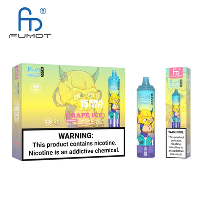[Clearance Sale] Fumot Randm Tornado 15000 Puffs Wiederaufladbares Einweg Kit - 💥 Nehme 5 Zahle NUR 4! + Ab einem Einkauf von 100€ 2 Mystery Gratis💥