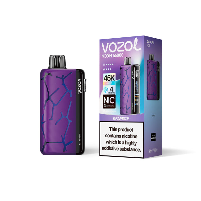 Vozol Neon 45000 Puffs Vorgefülltes Einweg Kit 24ml (45K Puffs) - 💥 Nehme 5 Zahle NUR 4! + Ab einem Einkauf von 100€ 2 Mystery Gratis💥