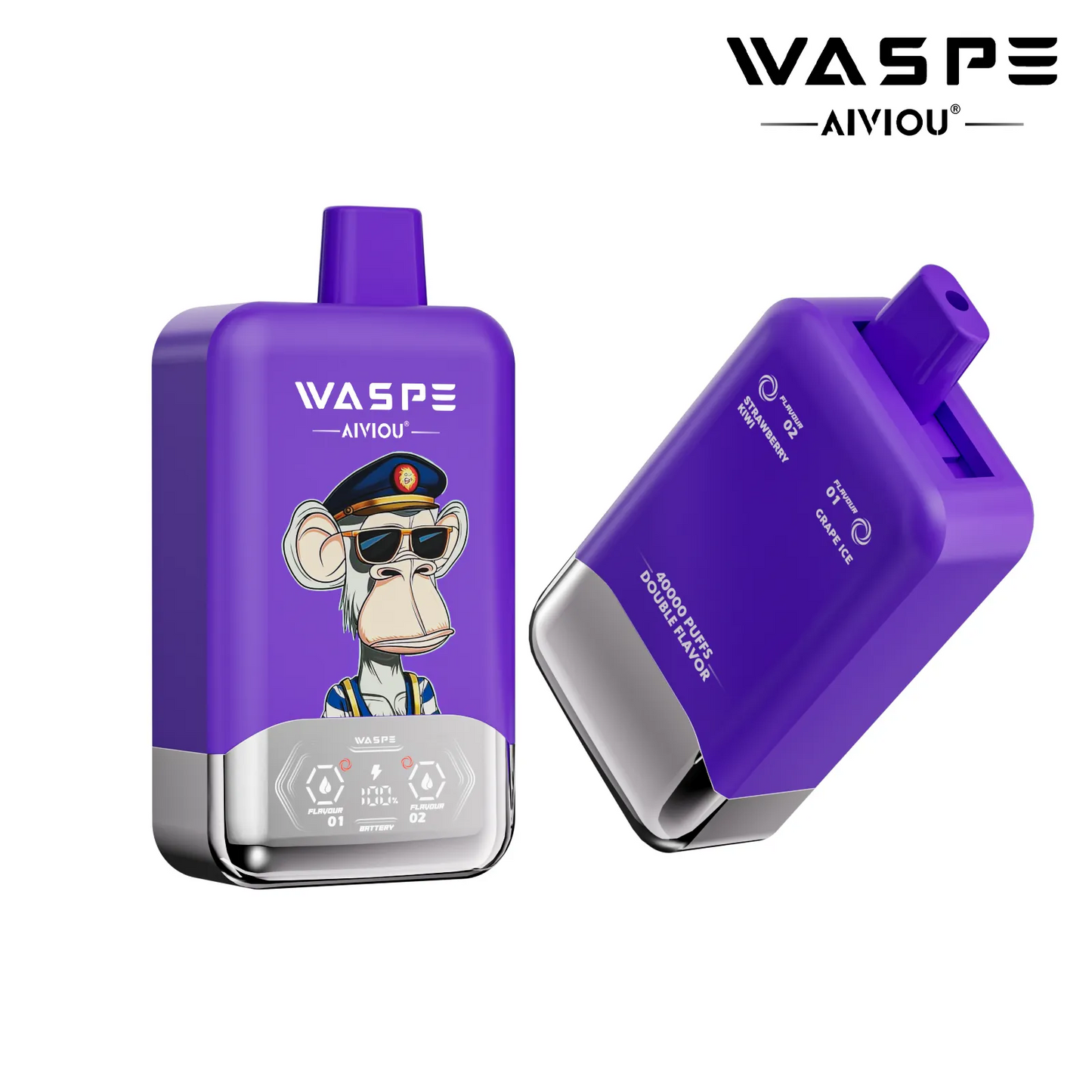 WASPE FIHP 40000 Puffs 40K Einweg Kit (Double Flavor) - 💥 Nehme 5 Zahle NUR 4! + Ab einem Einkauf von 100€ 2 Mystery Gratis💥