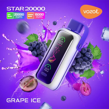 [Clearance Sale] Vozol Star 20000 Puffs Dual Power Wiederaufladbarer Einweg Kit - 💥 Nehme 5 Zahle NUR 4! + Ab einem Einkauf von 100€ 2 Mystery Gratis💥