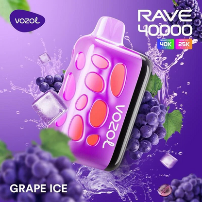 Vozol Rave 40000 40K Puffs Wiederaufladbares Einweg Kit - 💥 Nehme 5 Zahle NUR 4! + Ab einem Einkauf von 100€ 2 Mystery Gratis💥