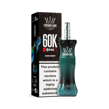 AL Fakher Crown Bar 60K 60000 Puffs E-Hose X Einweg Kit - 💥 Nehme 5 Zahle NUR 4! + Ab einem Einkauf von 100€ 2 Mystery Gratis💥