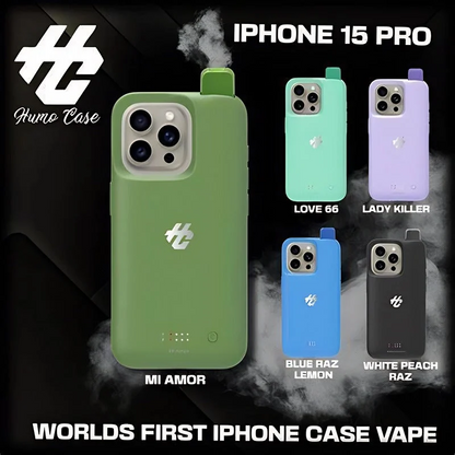 Humo Case iPhone 15 Pro 30K Puffs Einweg Vape Kit (30000 Puffs)