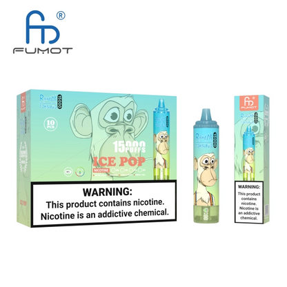 [Clearance Sale] Fumot Randm Tornado 15000 Puffs Wiederaufladbares Einweg Kit - 💥 Nehme 5 Zahle NUR 4! + Ab einem Einkauf von 100€ 2 Mystery Gratis💥