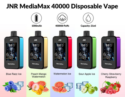 JNR MediaMax 40000 Wiederaufladbares Einweg Kit 21ml