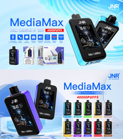 JNR MediaMax 40000 Wiederaufladbares Einweg Kit 21ml