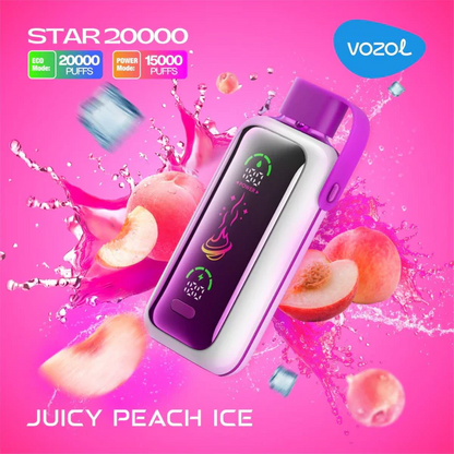 [Clearance Sale] Vozol Star 20000 Puffs Dual Power Wiederaufladbarer Einweg Kit - 💥 Nehme 5 Zahle NUR 4! + Ab einem Einkauf von 100€ 2 Mystery Gratis💥