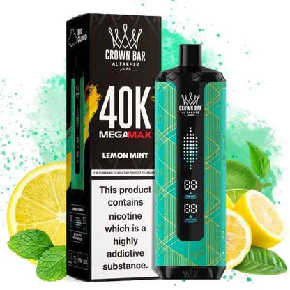 AL Fakher Crown Bar Mega Max 40K 40000 Puffs Einweg Kit - 💥 Nehme 5 Zahle NUR 4! + Ab einem Einkauf von 100€ 2 Mystery Gratis💥