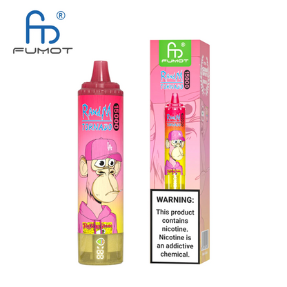 [Clearance Sale] Fumot Randm Tornado 15000 Puffs Wiederaufladbares Einweg Kit - 💥 Nehme 5 Zahle NUR 4! + Ab einem Einkauf von 100€ 2 Mystery Gratis💥