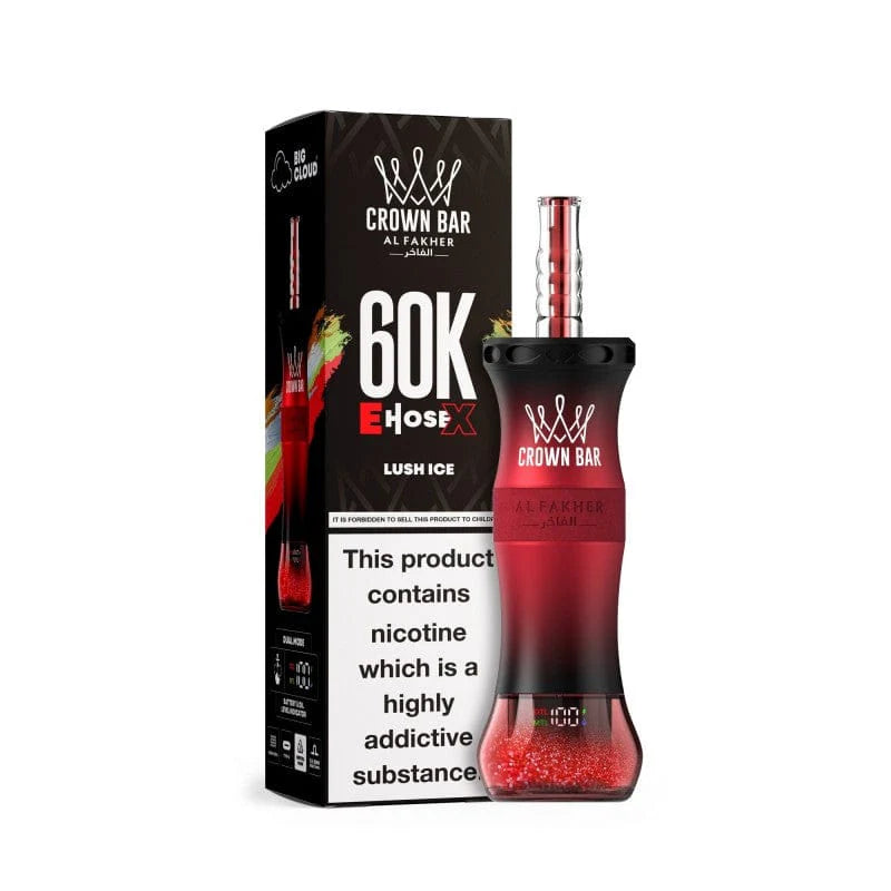 AL Fakher Crown Bar 60K 60000 Puffs E-Hose X Einweg Kit - 💥 Nehme 5 Zahle NUR 4! + Ab einem Einkauf von 100€ 2 Mystery Gratis💥