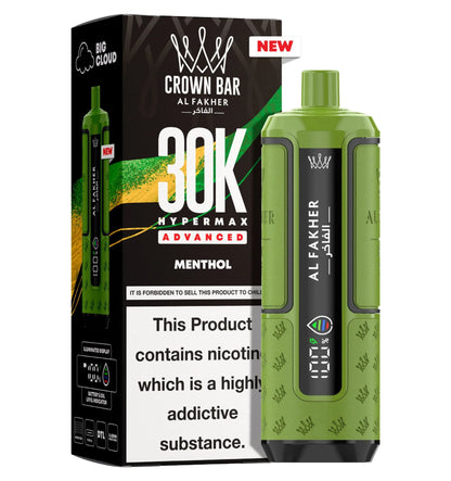 AL Fakher Crown Bar 30K Hypermax Vorgefülltes Einweg Kit - 💥 Nehme 4 Zahle NUR 3! + Ab einem Einkauf von 100€ 2 Mystery Gratis💥