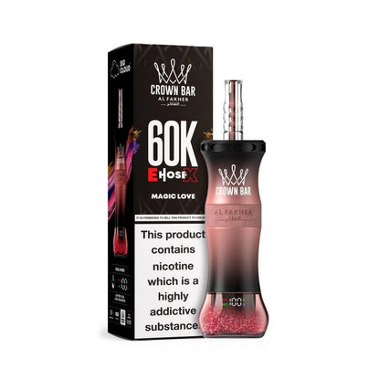 AL Fakher Crown Bar 60K 60000 Puffs E-Hose X Einweg Kit - 💥 Nehme 5 Zahle NUR 4! + Ab einem Einkauf von 100€ 2 Mystery Gratis💥