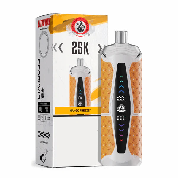 Starbuzz Ultra Max 25k Puffs Einweg Vape- 💥 Nehme 5 Zahle NUR 4! + Ab einem Einkauf von 100€ 2 Mystery Gratis💥