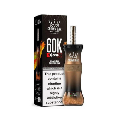 AL Fakher Crown Bar 60K 60000 Puffs E-Hose X Einweg Kit - 💥 Nehme 5 Zahle NUR 4! + Ab einem Einkauf von 100€ 2 Mystery Gratis💥