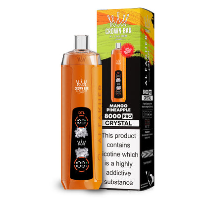 AL Fakher Crown Bar 8000 Crystal Dual Mode Einweg Kit - 💥 Nehme 5 Zahle NUR 4! + Ab einem Einkauf von 100€ 2 Mystery Gratis💥