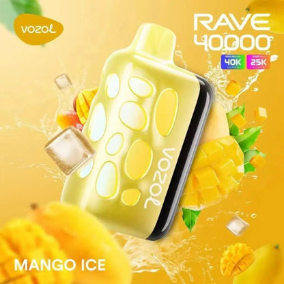 Vozol Rave 40000 40K Puffs Wiederaufladbares Einweg Kit - 💥 Nehme 5 Zahle NUR 4! + Ab einem Einkauf von 100€ 2 Mystery Gratis💥