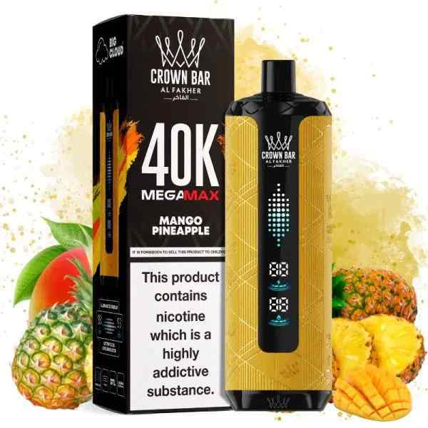 AL Fakher Crown Bar Mega Max 40K 40000 Puffs Einweg Kit - 💥 Nehme 5 Zahle NUR 4! + Ab einem Einkauf von 100€ 2 Mystery Gratis💥