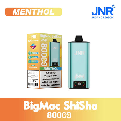 JNR BIG MAC Shisha 80K 80000 Puffs Einweg Kit- 💥 Nehme 5 Zahle NUR 4! + Ab einem Einkauf von 100€ 2 Mystery Gratis💥