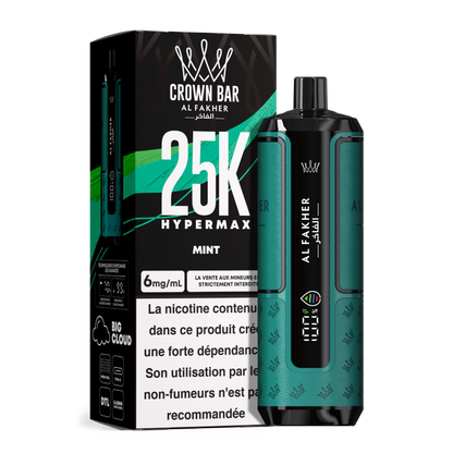 AL Fakher Crown Bar 25K Hypermax Einweg Kit (25000 Puffs) - 💥 Nehme 4 Zahle NUR 3! + Ab einem Einkauf von 100€ 2 Mystery Gratis💥