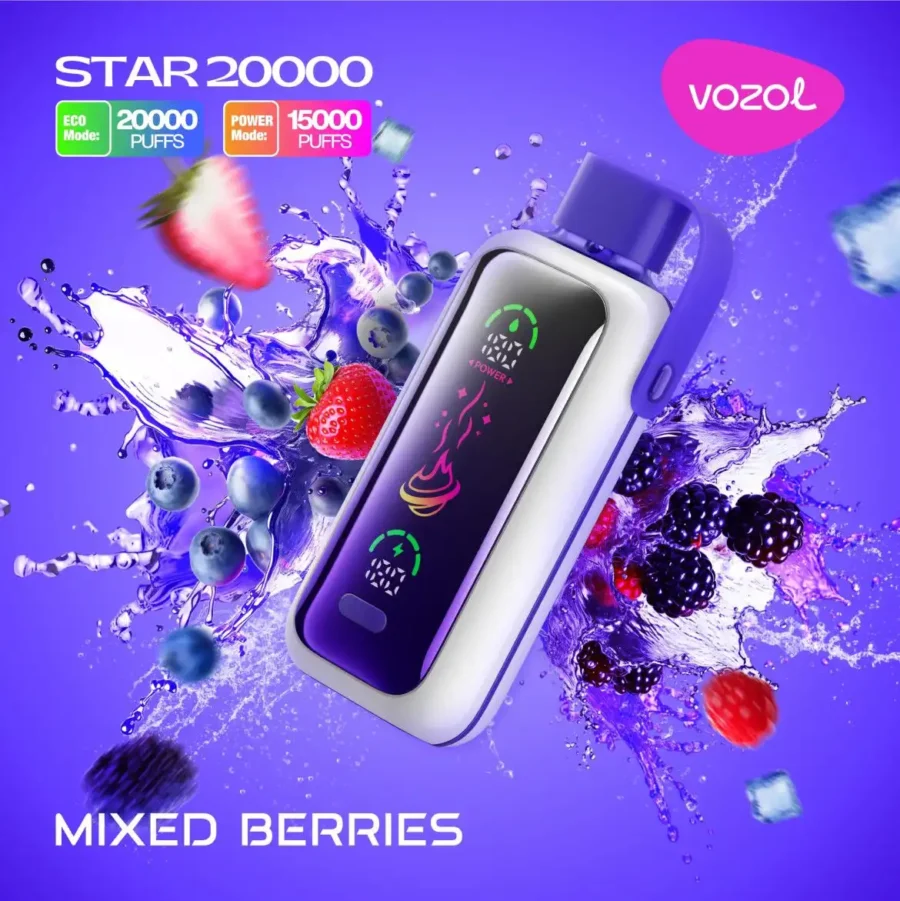 [Clearance Sale] Vozol Star 20000 Puffs Dual Power Wiederaufladbarer Einweg Kit - 💥 Nehme 5 Zahle NUR 4! + Ab einem Einkauf von 100€ 2 Mystery Gratis💥