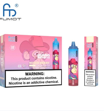 [Clearance Sale] Fumot Randm Tornado 15000 Puffs Wiederaufladbares Einweg Kit - 💥 Nehme 5 Zahle NUR 4! + Ab einem Einkauf von 100€ 2 Mystery Gratis💥