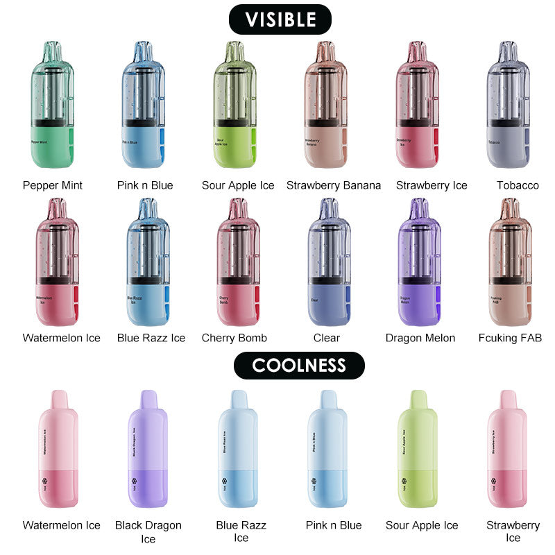 Nexa FLEX Einweg Pod Kartusche 18ml (Visible Version: 35K Puffs; Coolness Version: 25K Puffs)