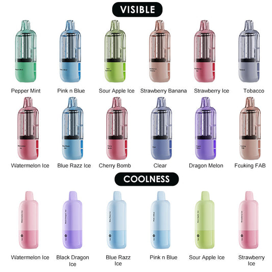 Nexa FLEX Einweg Pod Kartusche 18ml (Visible Version: 35K Puffs; Coolness Version: 25K Puffs)
