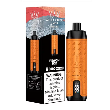 AL Fakher Crown Bar Pro 8000 Puffs Wiederaufladbares Einweg Kit - 💥 Nehme 5 Zahle NUR 4! + Ab einem Einkauf von 100€ 2 Mystery Gratis💥