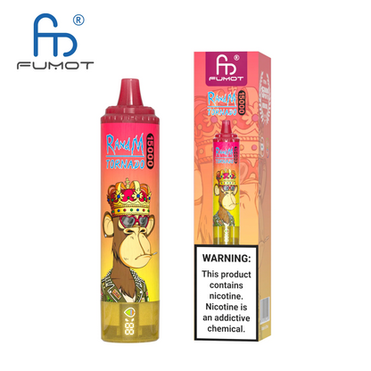 [Clearance Sale] Fumot Randm Tornado 15000 Puffs Wiederaufladbares Einweg Kit - 💥 Nehme 5 Zahle NUR 4! + Ab einem Einkauf von 100€ 2 Mystery Gratis💥