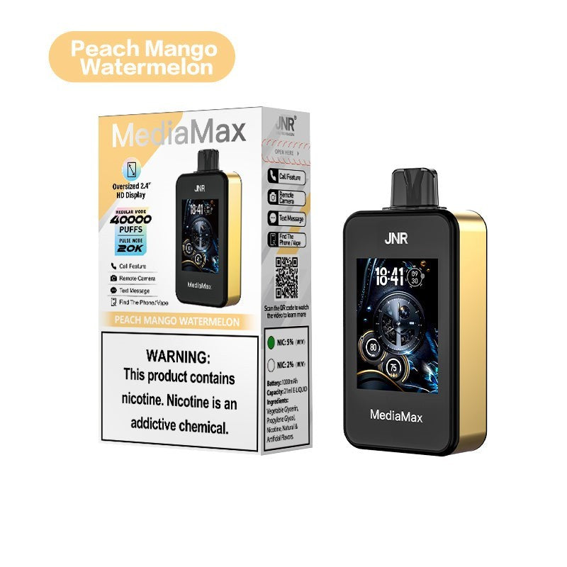 JNR MediaMax 40000 Wiederaufladbares Einweg Kit 21ml - 💥 Nehme 5 Zahle NUR 4! + Ab einem Einkauf von 100€ 2 Mystery Gratis💥