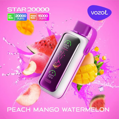 [Clearance Sale] Vozol Star 20000 Puffs Dual Power Wiederaufladbarer Einweg Kit - 💥 Nehme 5 Zahle NUR 4! + Ab einem Einkauf von 100€ 2 Mystery Gratis💥