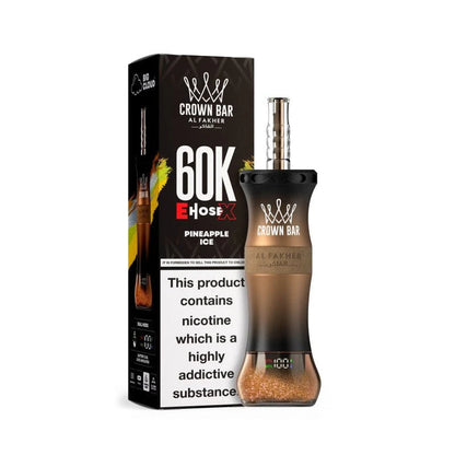 AL Fakher Crown Bar 60K 60000 Puffs E-Hose X Einweg Kit - 💥 Nehme 5 Zahle NUR 4! + Ab einem Einkauf von 100€ 2 Mystery Gratis💥