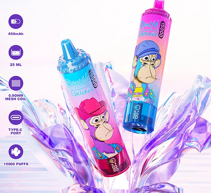 [Clearance Sale] Fumot Randm Tornado 15000 Puffs Wiederaufladbares Einweg Kit - 💥 Nehme 5 Zahle NUR 4! + Ab einem Einkauf von 100€ 2 Mystery Gratis💥